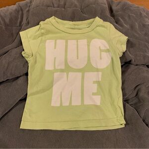 Peek Hug Me T Shirt Short Sleeve Graphic Top Size 6 12 Months Little Peanut